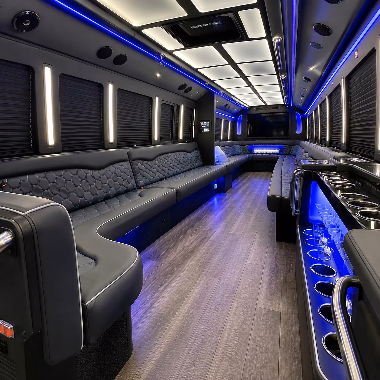 burleson night on town party bus rental
