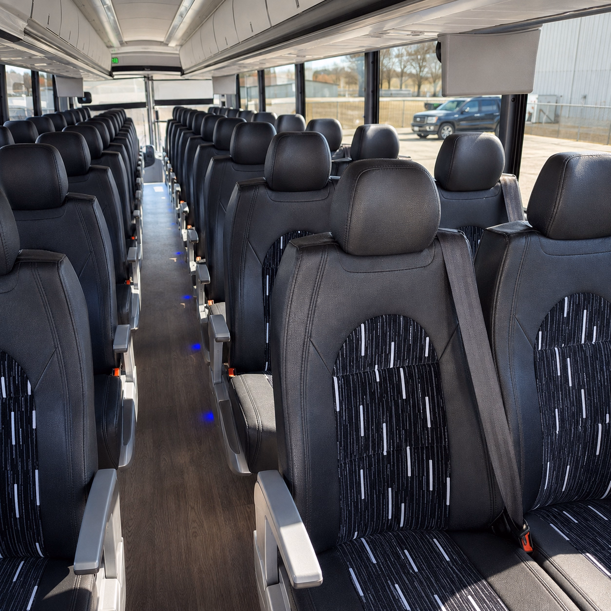 burleson religious group transportation onboard seating