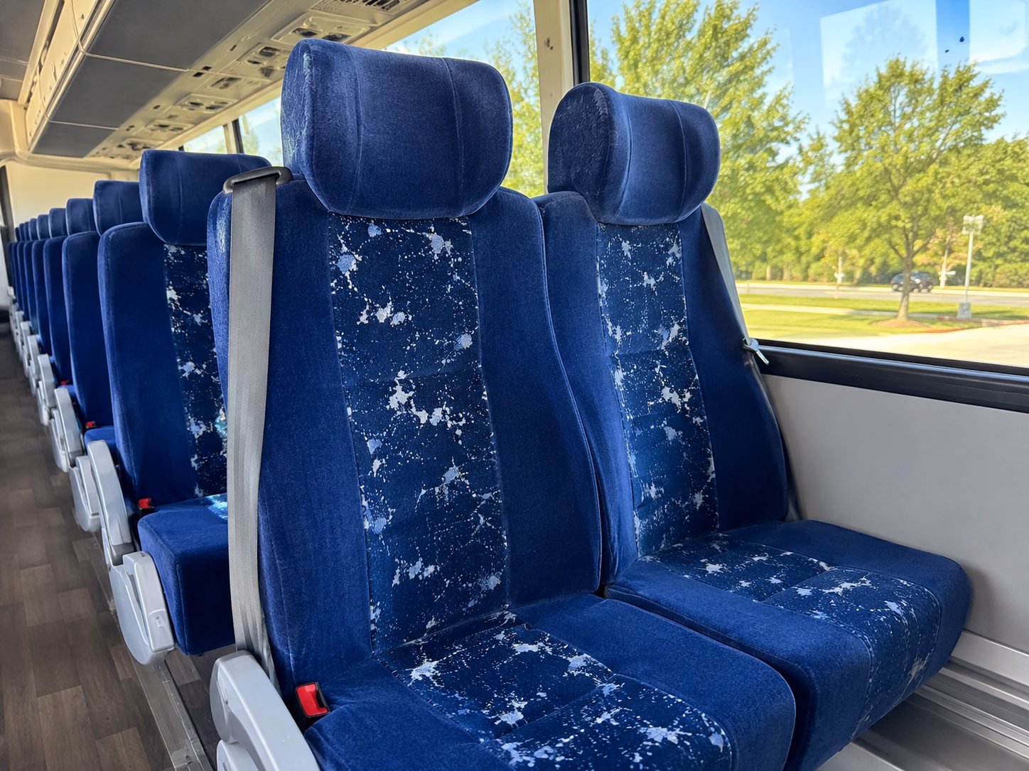 burleson school event transportation onboard seating