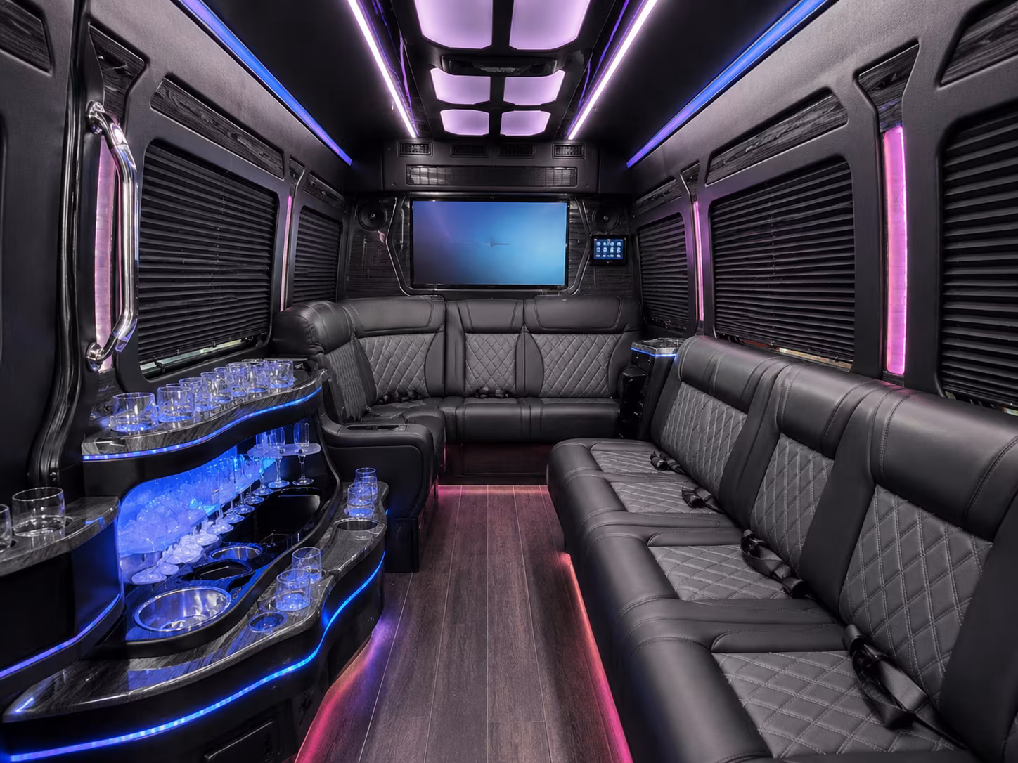 burleson sporting event transportation onboard seating