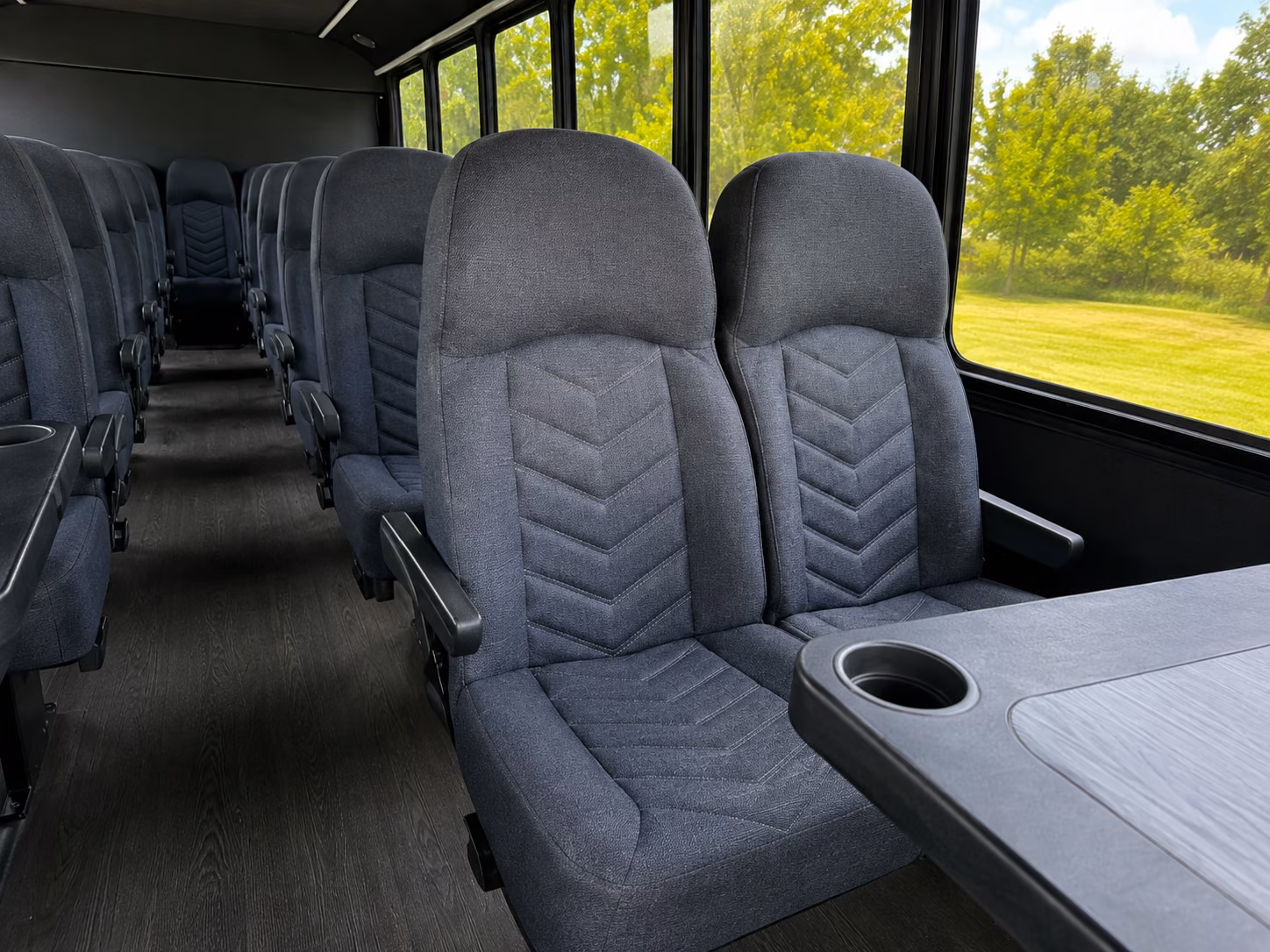 burleson wedding transportation onboard seating