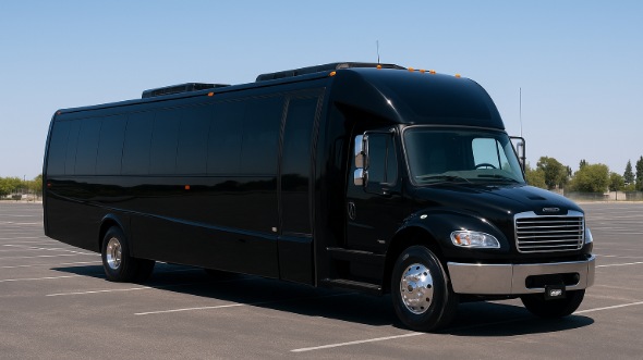 Exterior of Charter Bus Company Fort Worth's 25 Passenger Mini bus in Fort Worth