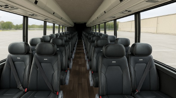 burleson 30 passenger minibus inside