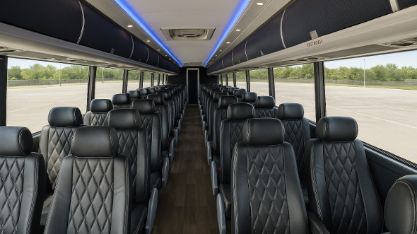 burleson 50 passenger charter bus rental